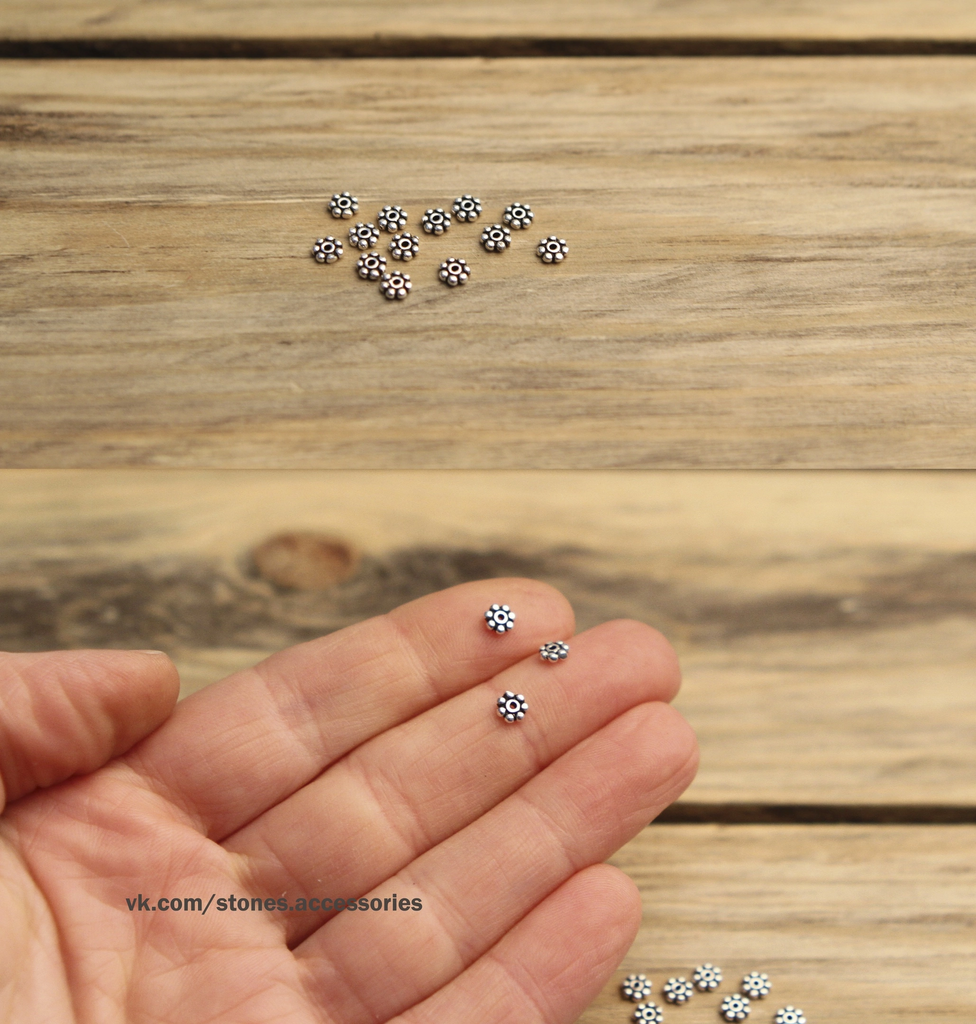 Бусины серебро 925 пр