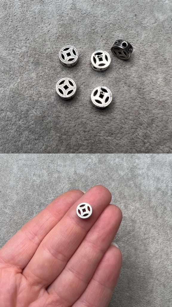 Бусины серебро 925 пр