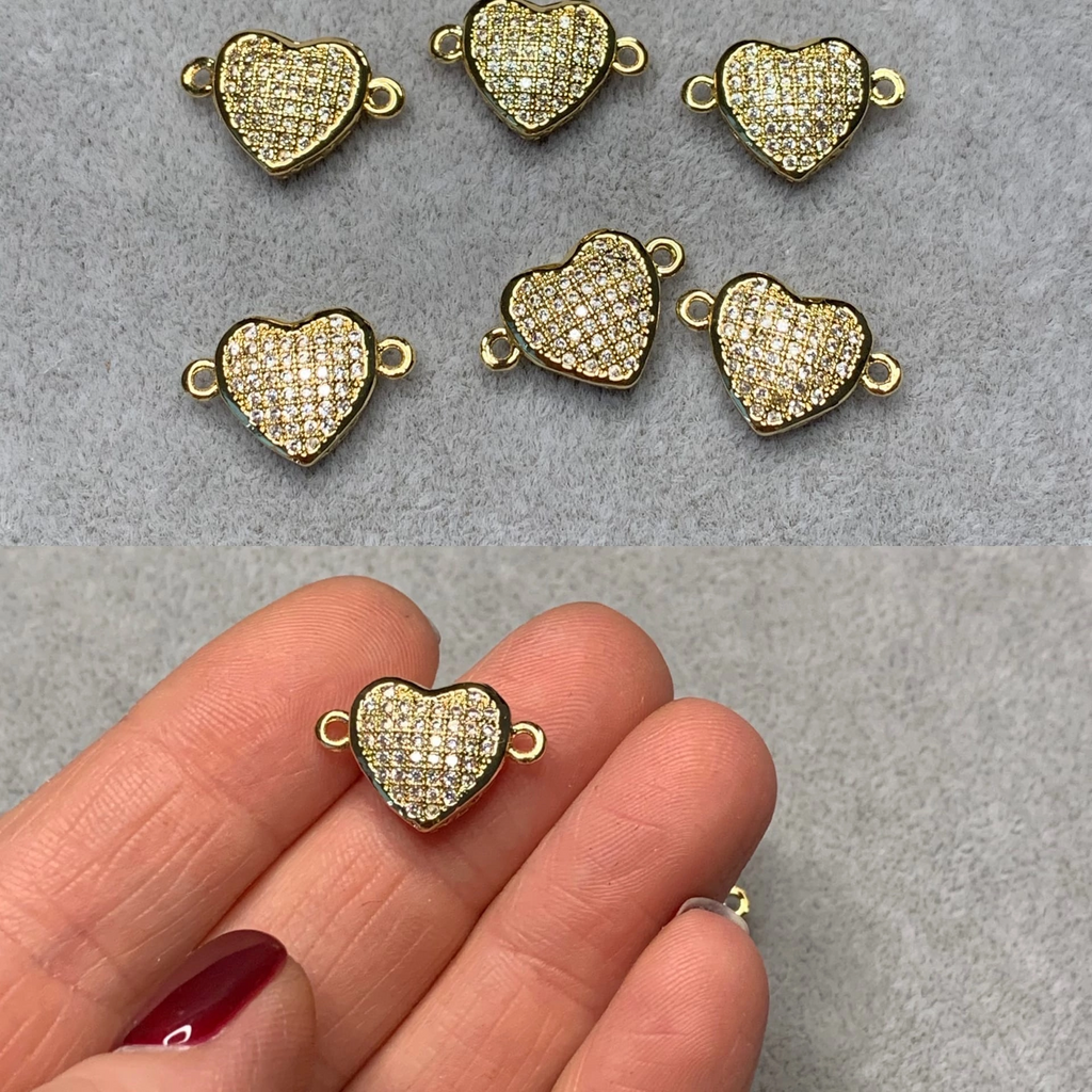 Коннектор с позолотой 11 х 16 мм