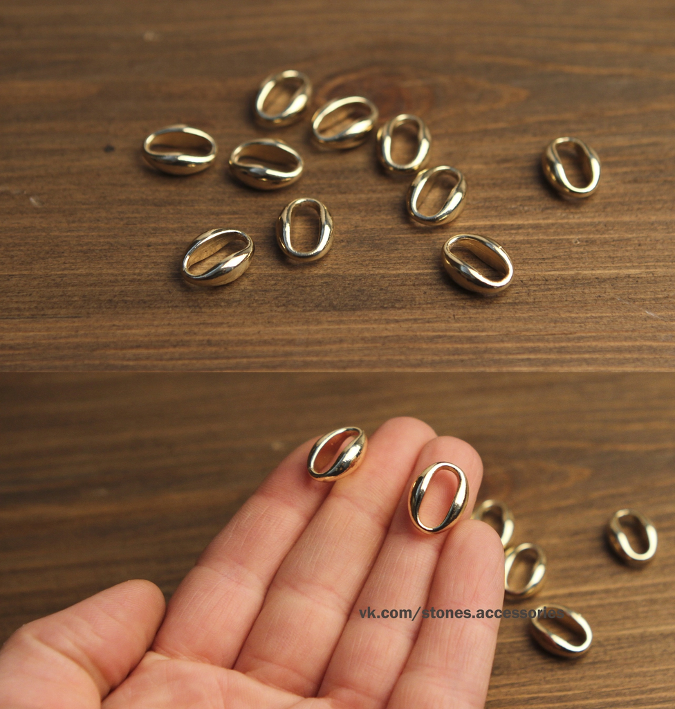 Коннектор с позолотой 15 мм