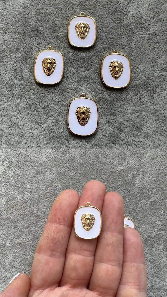 Подвеска с позолотой 21 мм