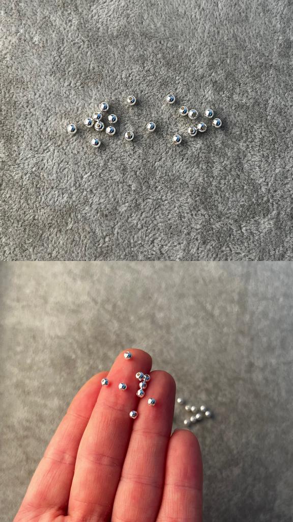 Бусины 925 пр 3 мм