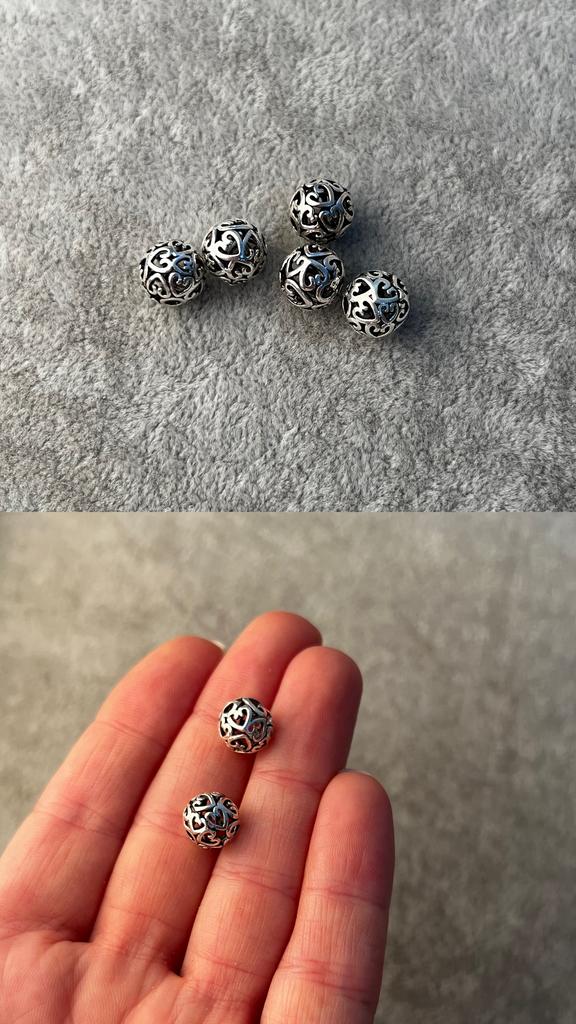 Бусины 925 пр 9 мм