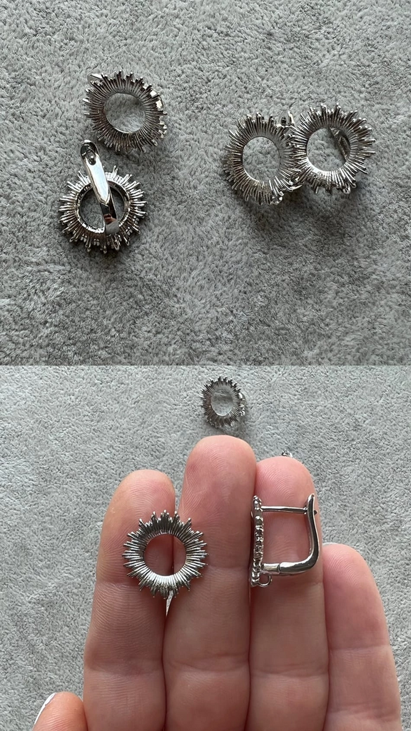 Швензы родий 17 мм