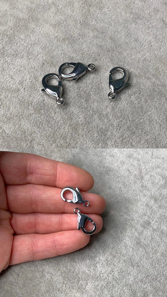 Карабин родий 19 мм