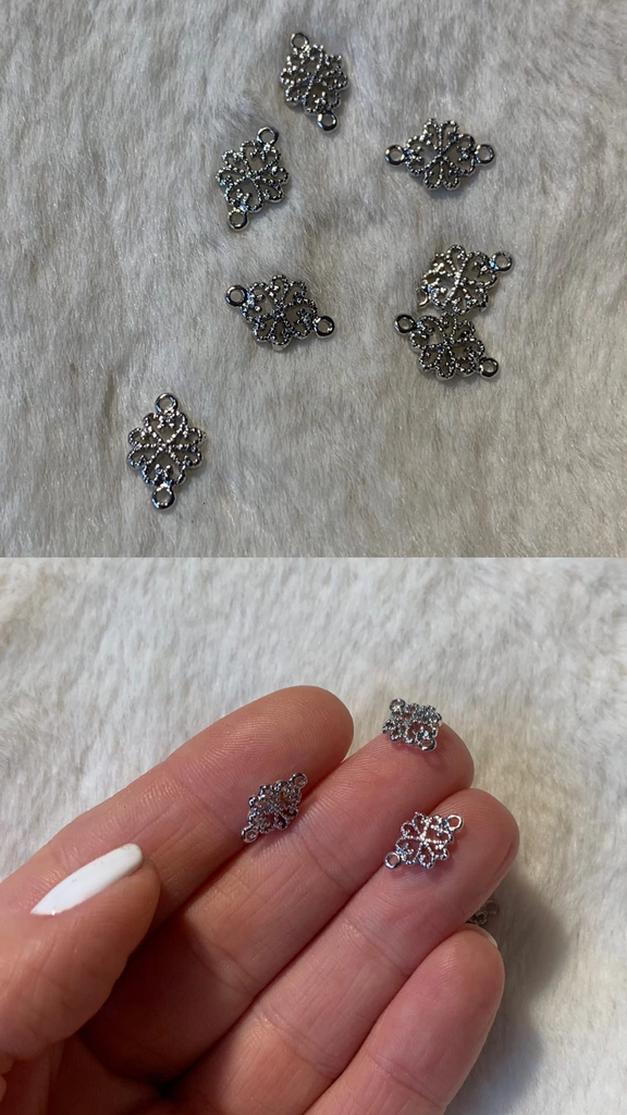 Коннектор родий 11 х 7 мм