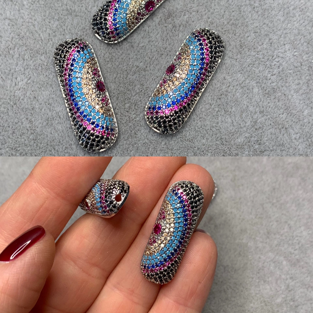 Коннектор родий 31 х 11 мм