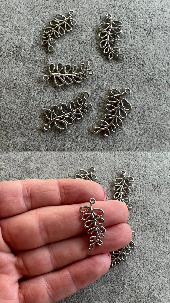 Коннектор родий 23 х 12 мм