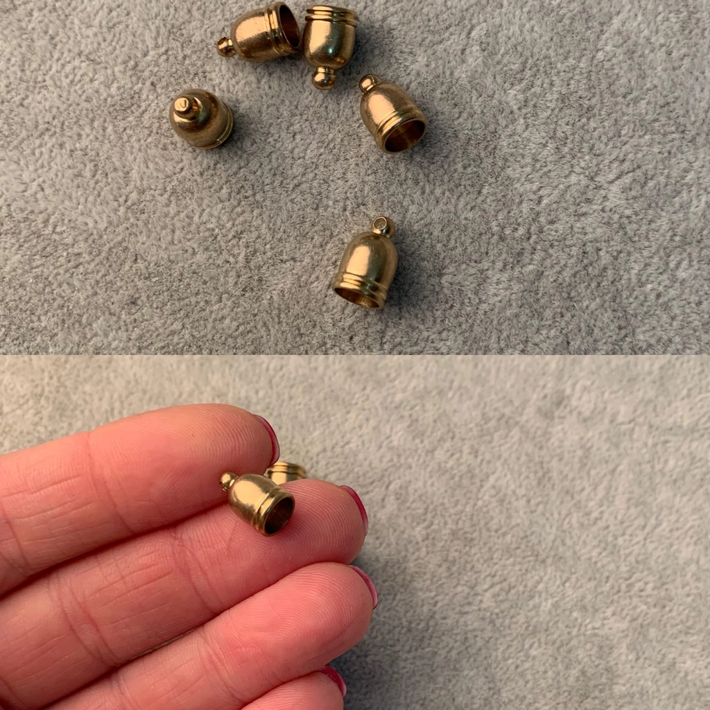 Колпачки бронза 5 мм 6 штук