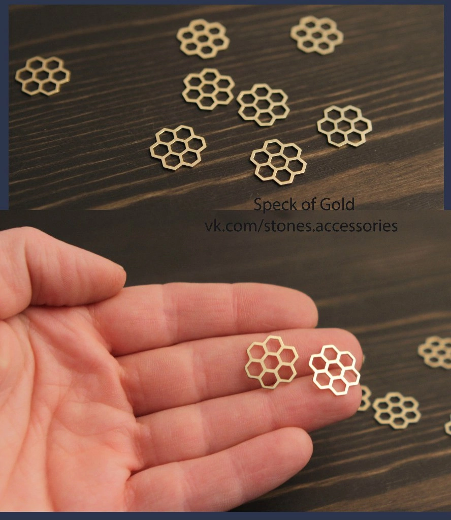 Коннекторы из бронзы 14 мм 5 шт