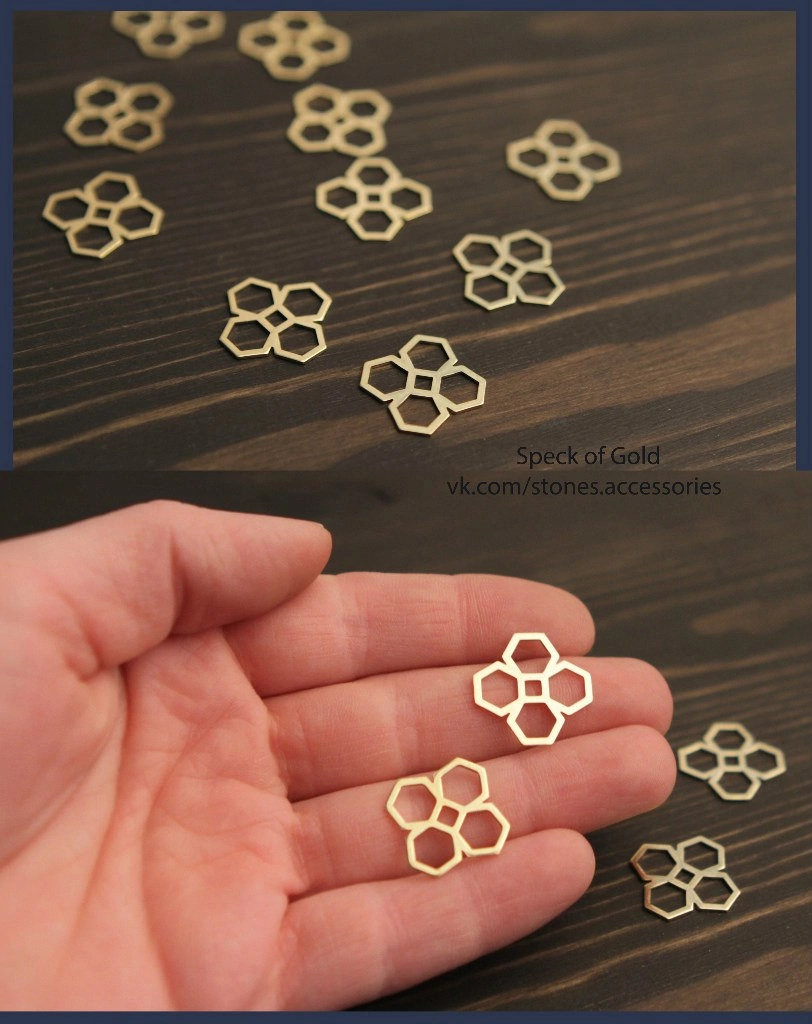 Коннекторы бронза 18 мм 4 шт