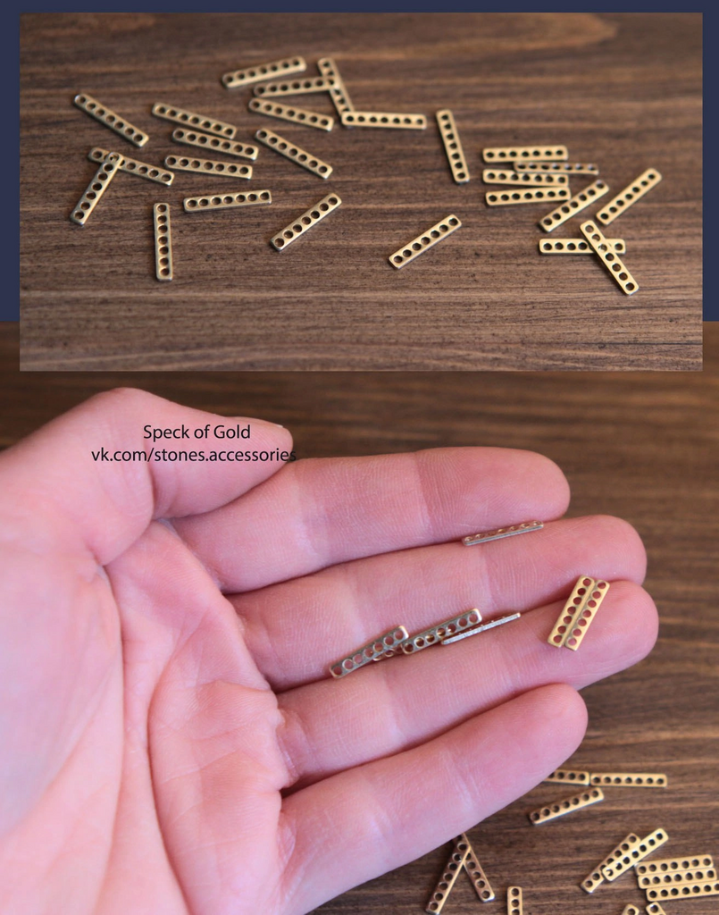 Коннекторы бронза 13 мм 16 шт