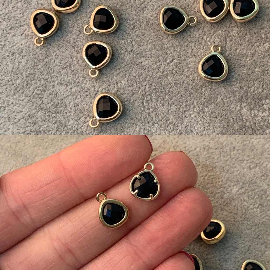 Подвеска с позолотой 8 мм