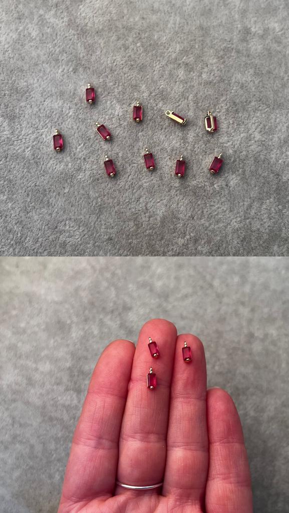 Подвеска с позолотой 7 мм