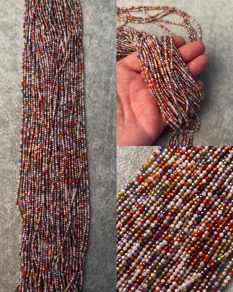 Цирконы радуга 2 мм