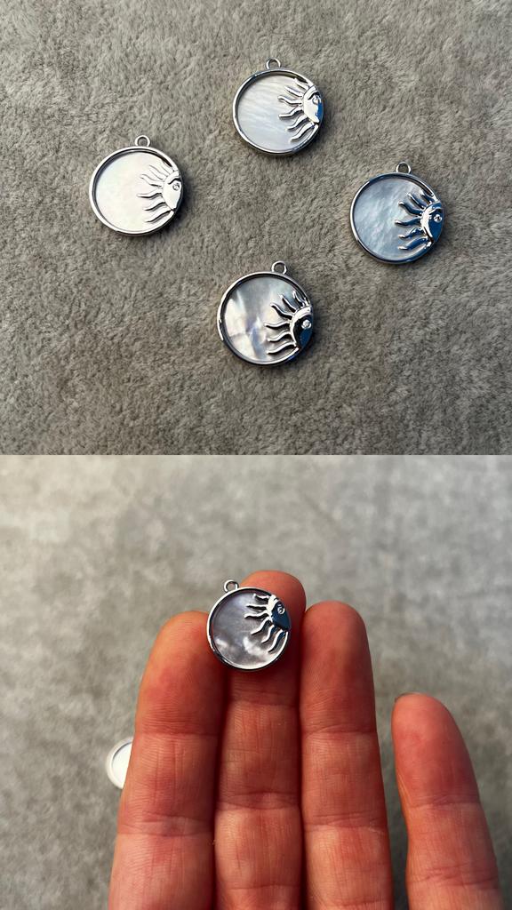 Подвеска родий 15 мм