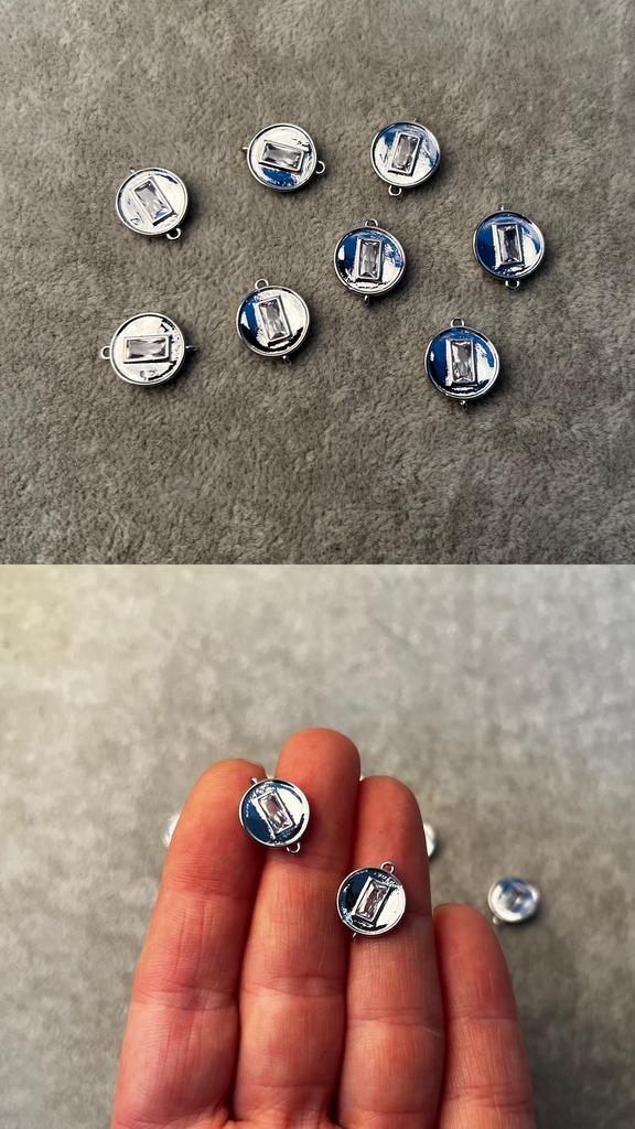 Коннектор родий 11 х 14 мм