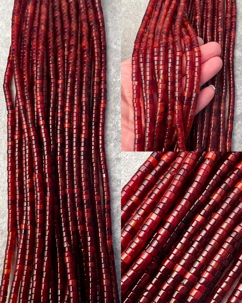 Сердолик рубка 6 х 3 мм