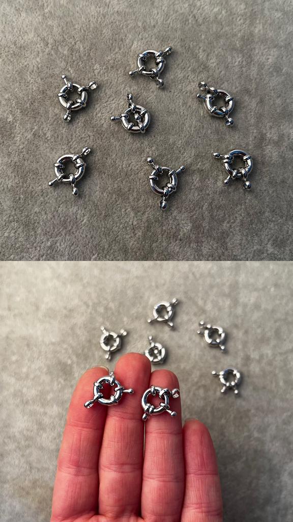 Карабин родий 11 мм