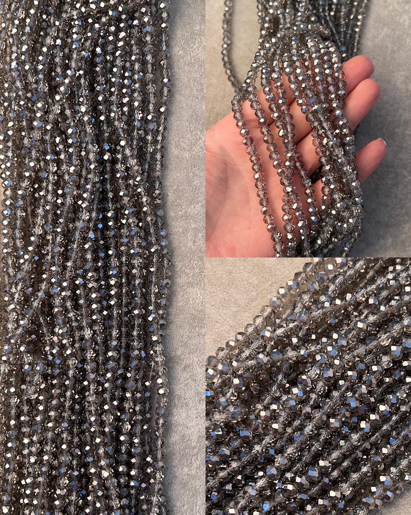 Хрусталь серый АВ 6 мм