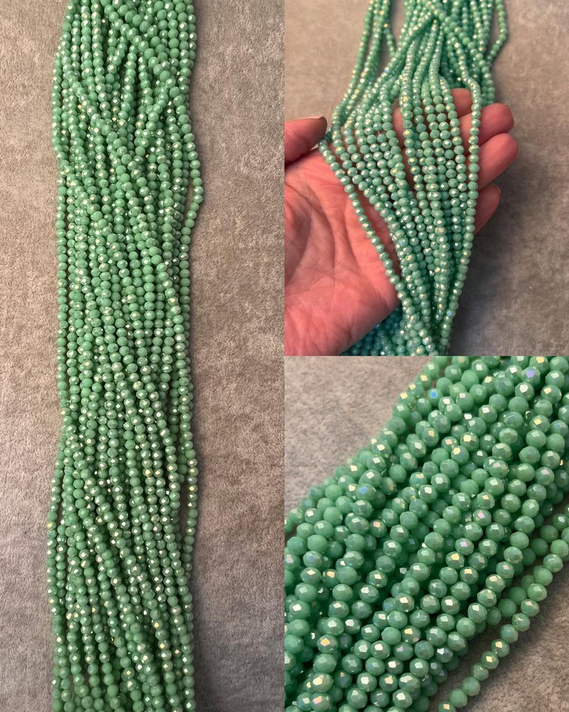 Хрусталь салатовы 4 мм