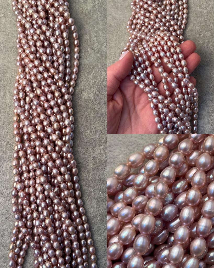 Жемчуг речной 5 х 6,8-7мм 36 см