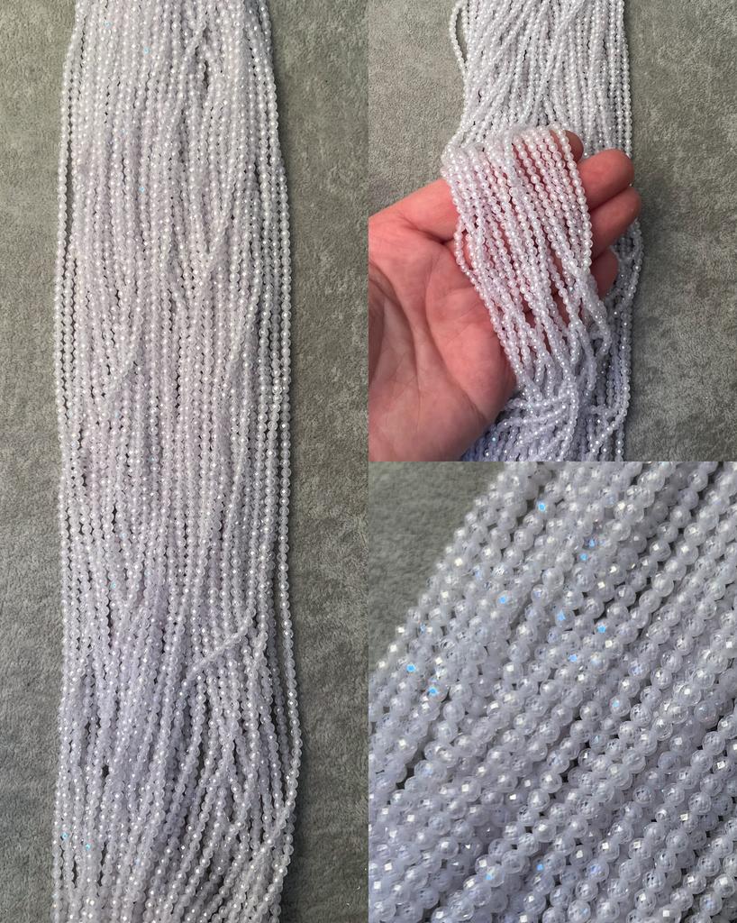 Цирконы прозрачные 3 мм