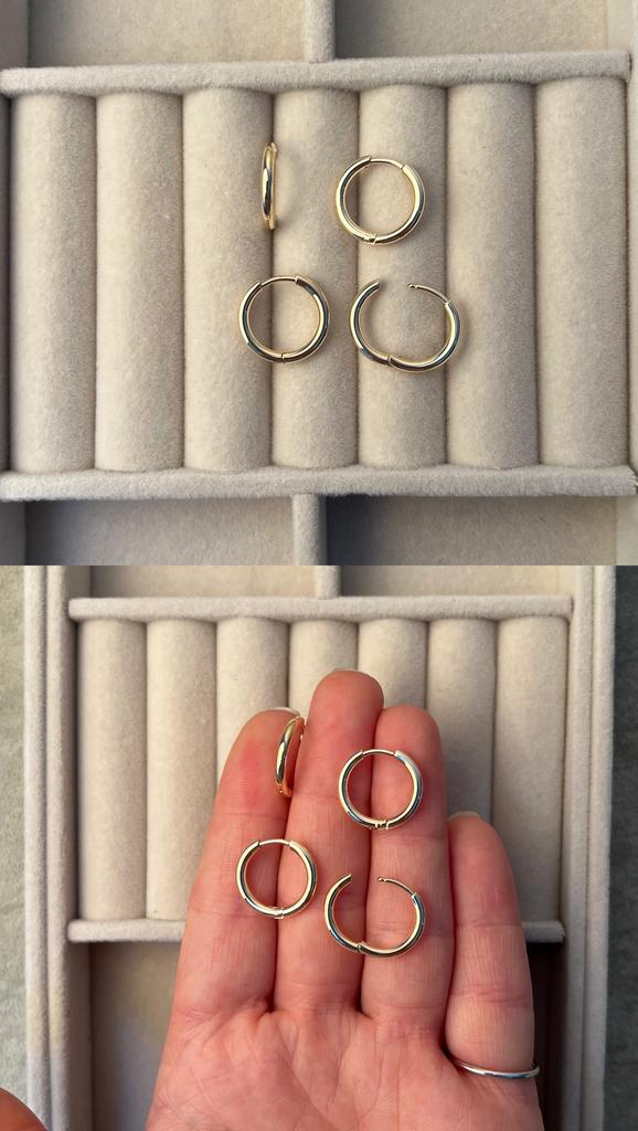 Швензы Конго  позолота 18 ка 16 мм