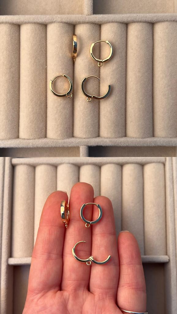 Швензы позолота 18 ка 14 мм