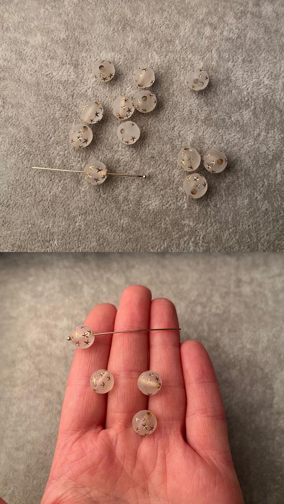 Бусины из акрила 9.8 мм