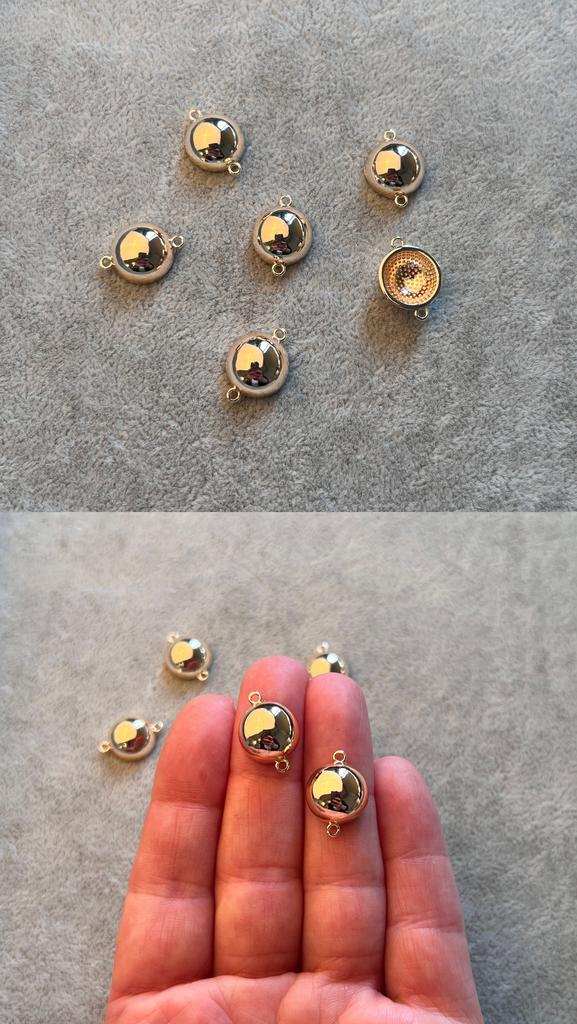 Коннектор с позолотой 12 х 16 мм