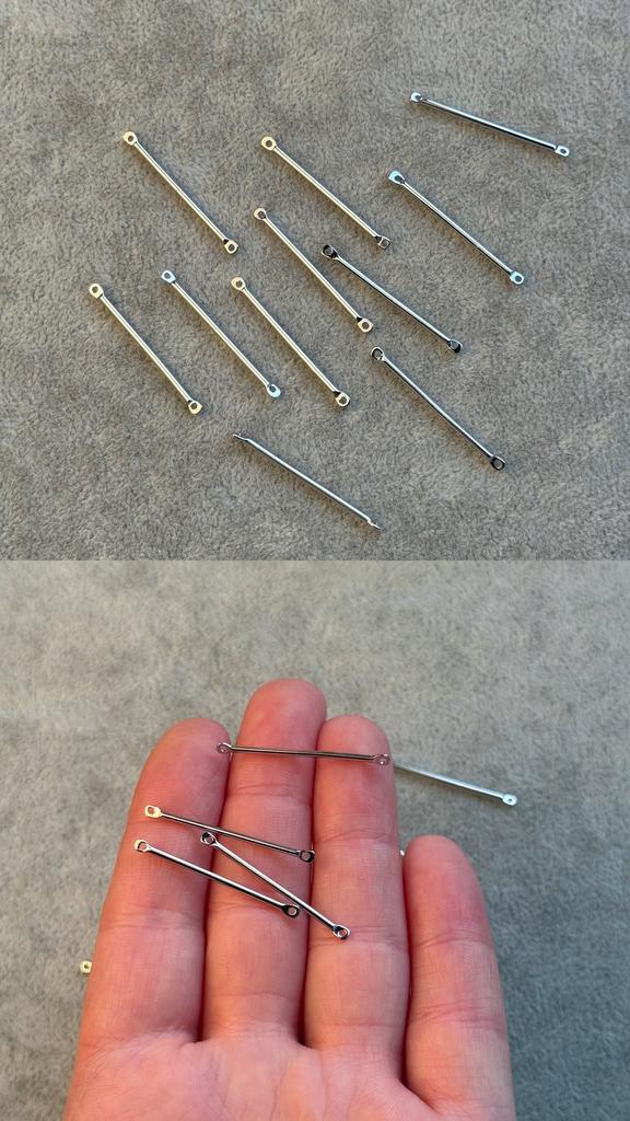 Коннектор родий 30 х 2 мм