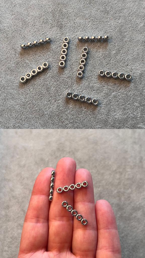 Коннектор родий 22 х 4 мм