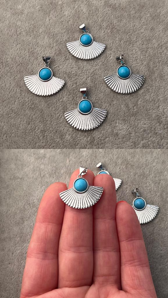 Подвеска родий 23 х 19 мм