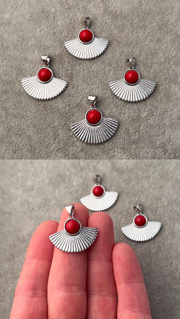 Подвеска родий 23 х 19 мм