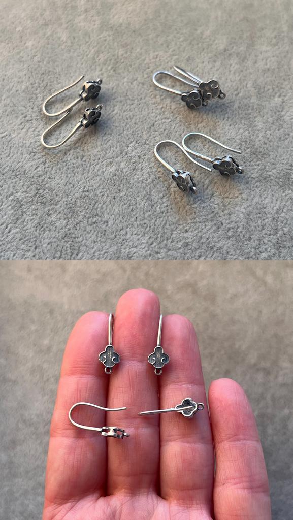 Швензы серебро 925 пр 21 х 7 мм