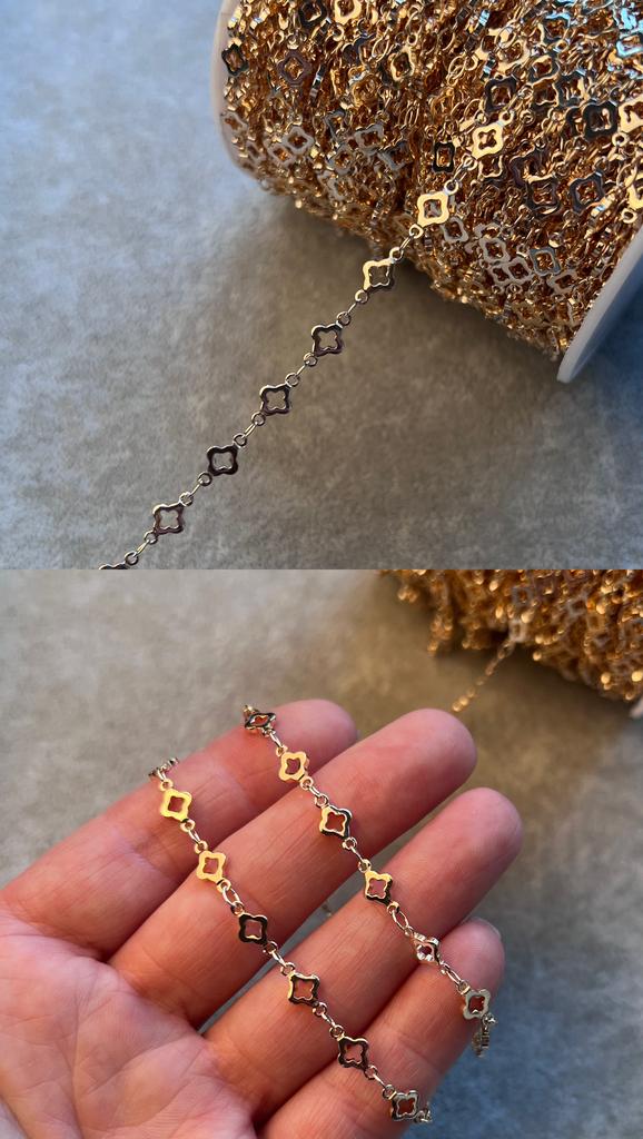 Цепь с позолотой 5.5 мм
