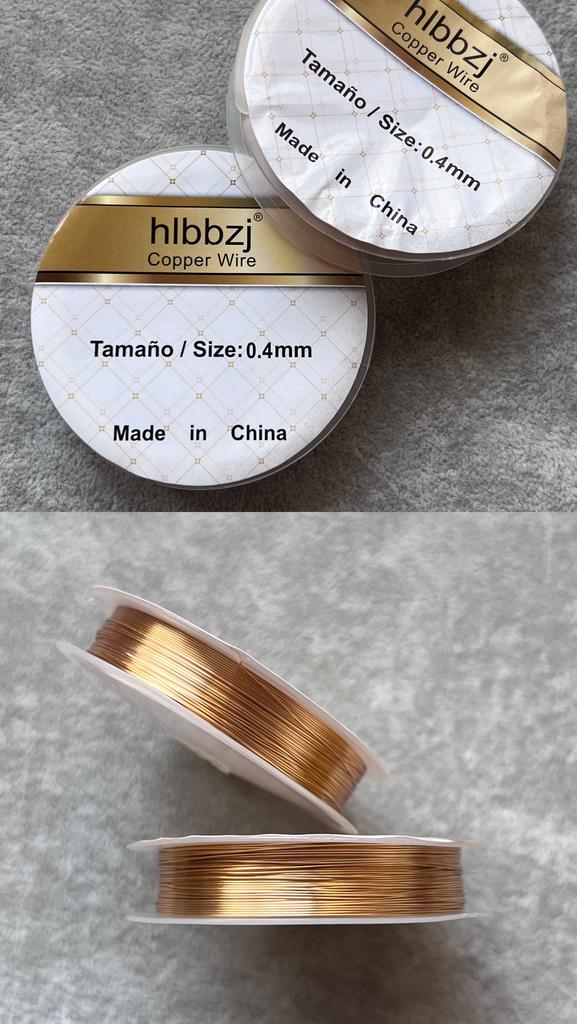Проволока ювелирная с позолотой 0.4 мм