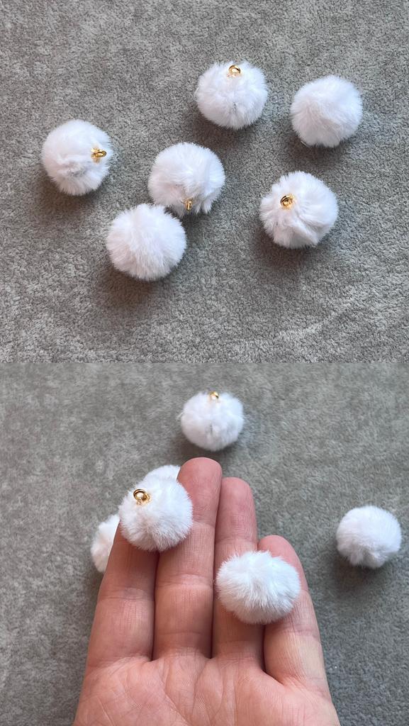 Подвеска из искусственного меха 15 мм