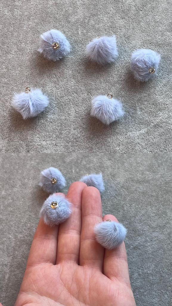 Подвеска из искусственного меха 13 мм