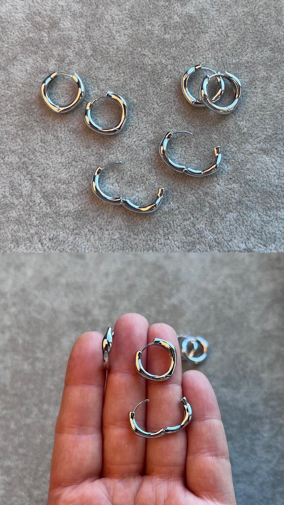 Швензы Конго родий 16-17 мм