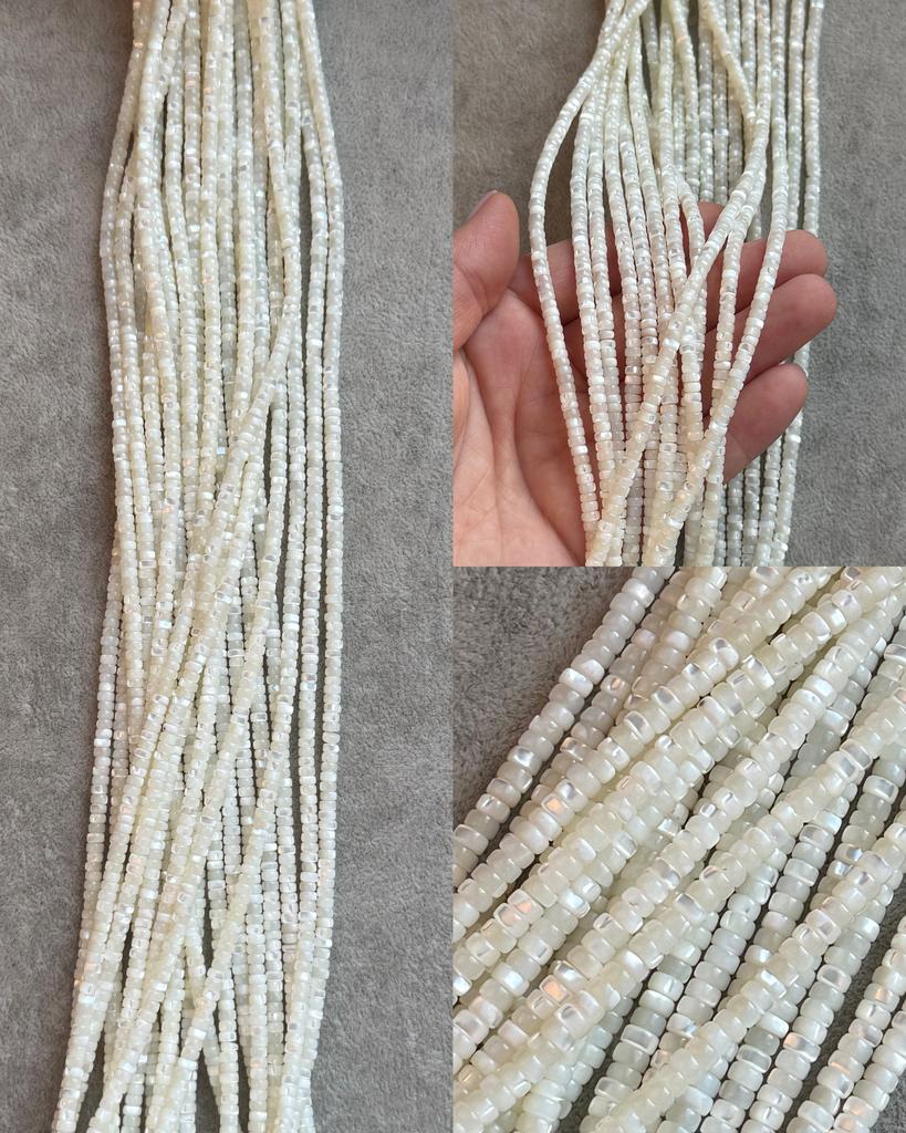 Перламутр натуральный белый 4 х 2 мм