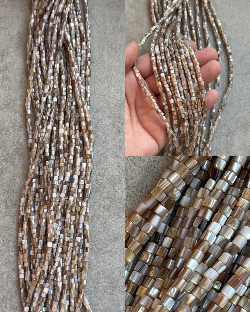 Перламутр натуральный 4 х 3,8 мм