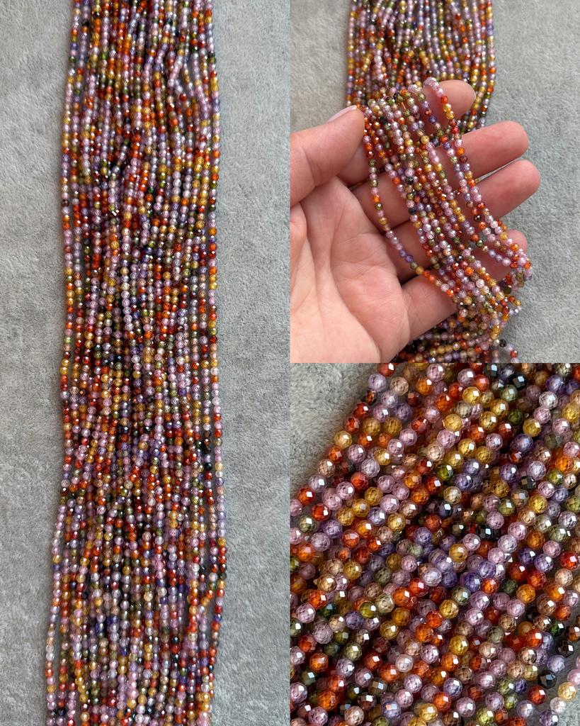 Цирконы "радуга" 3 мм