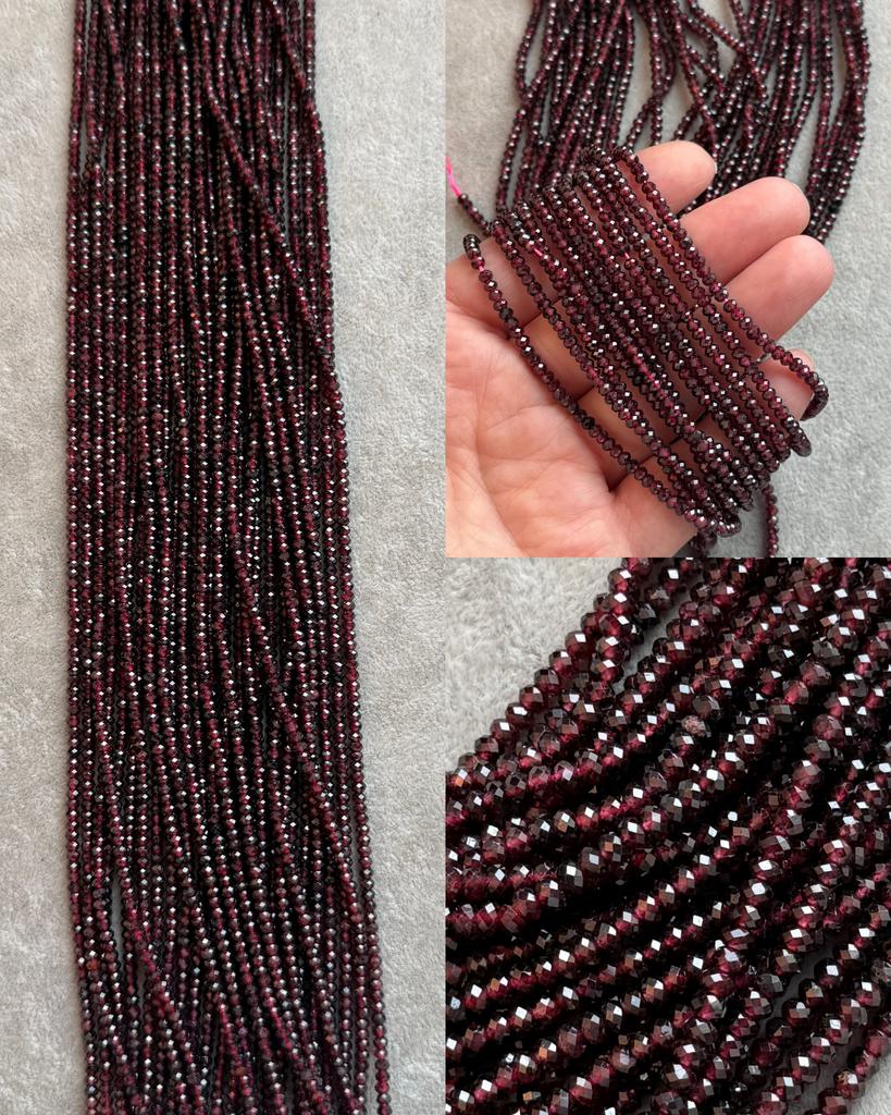 Гранат "винный" 3 х 2 мм