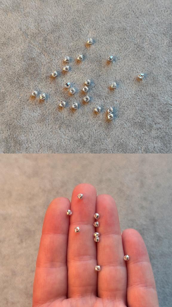 Бусина серебро 925 пр 3 х 2 мм