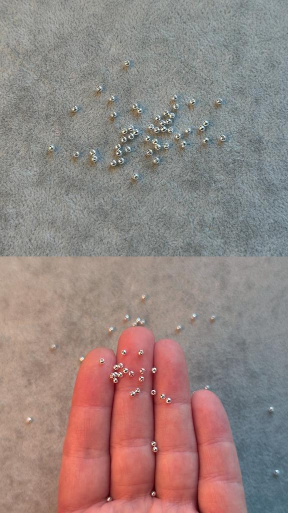 Бусина серебро 925 пр 2 мм