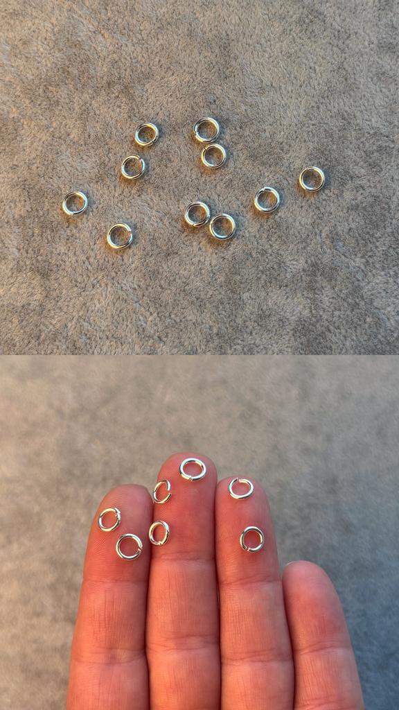 Кольцо серебро 925 пр 6 мм, толщина 1 мм