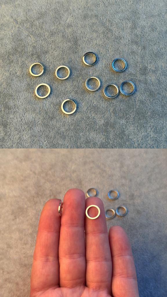 Кольцо серебро 925 пр 9.5 мм х 1 мм