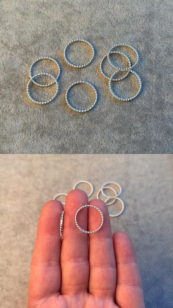 Кольцо серебро 925 пр 18 х 1.8 мм